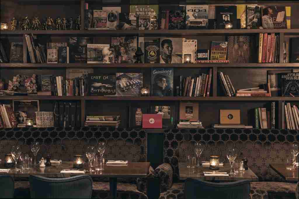 Intérieur du restaurant Pamela Popo à Paris