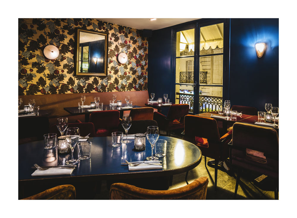 Intérieur du restaurant Pamela Popo à Paris